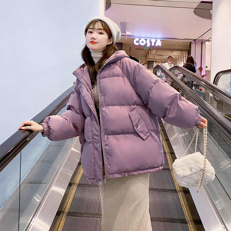 波司澄白鸭绒羽绒服女短款韩版宽松ins潮2023年新款冬季外套