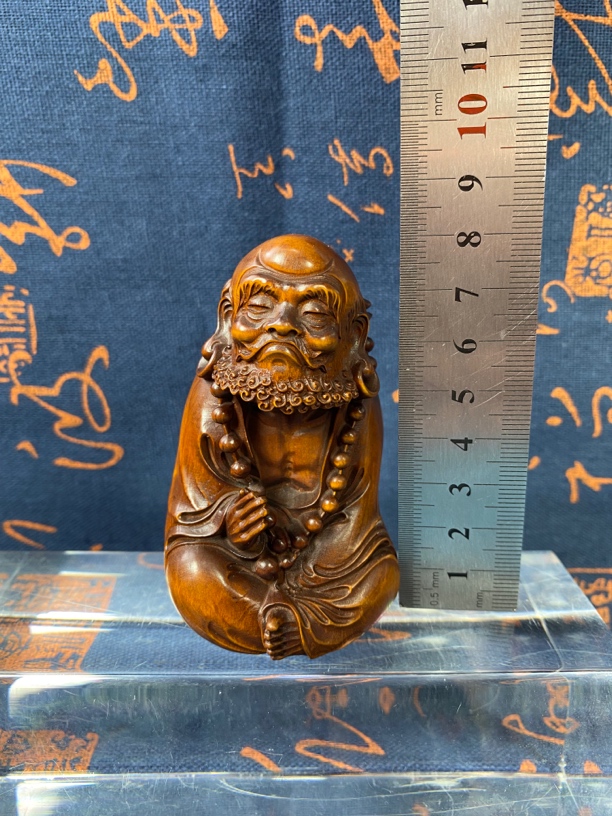 小叶黄杨木仿古（禅悟达摩）工艺品