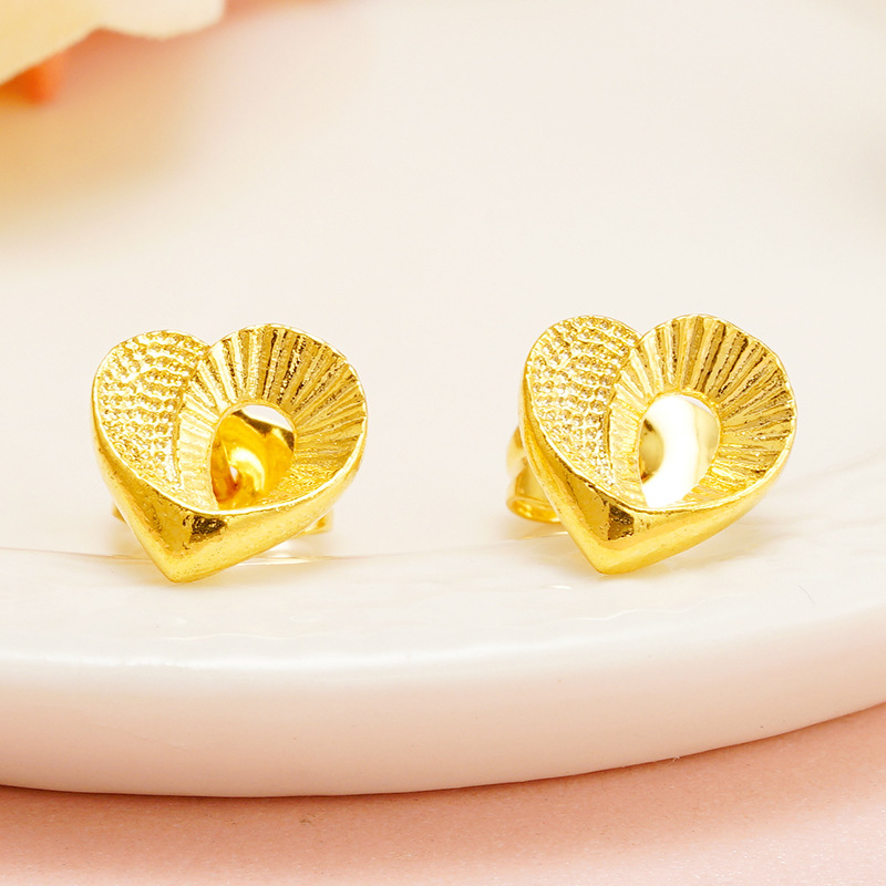 铜合金耳饰 怦然心动简约百搭经典款耳钉