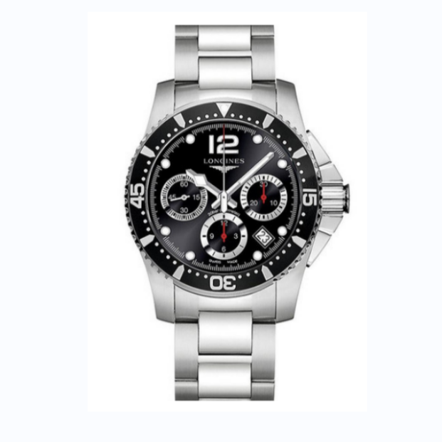 99新 Longines/浪琴 L3.744.4.56.6/三眼潜水744康卡斯/41表径