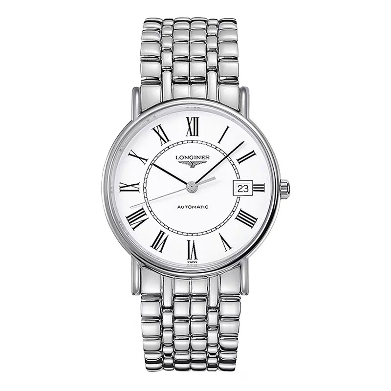 99新 Longines/浪琴 L4.921.4.11.6/瑰丽921罗马带轨道/表径38.5