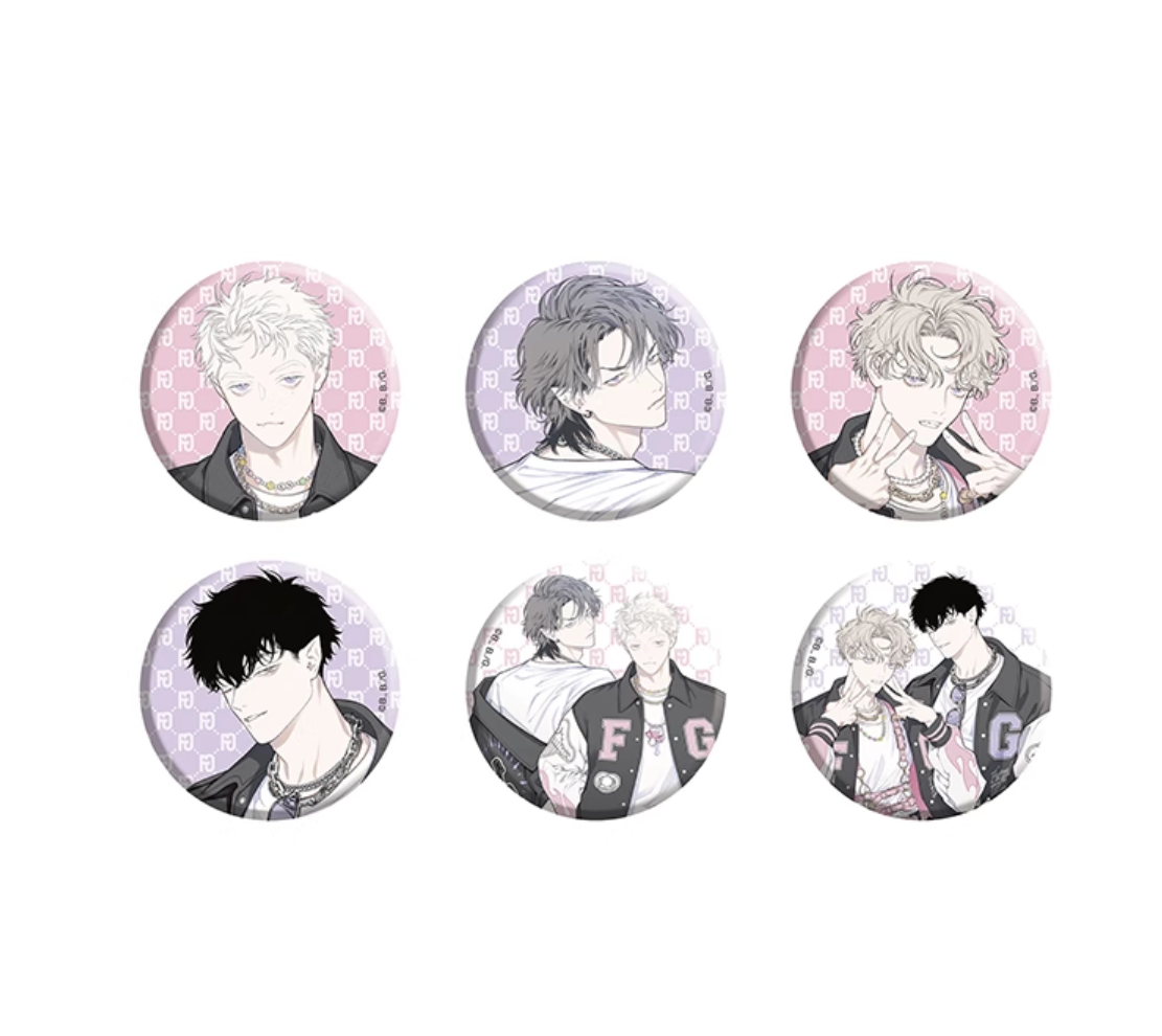 【FANGS】原绘快闪吧唧POP UP SHOP 徽章 代拆 可直邮（盲盒）