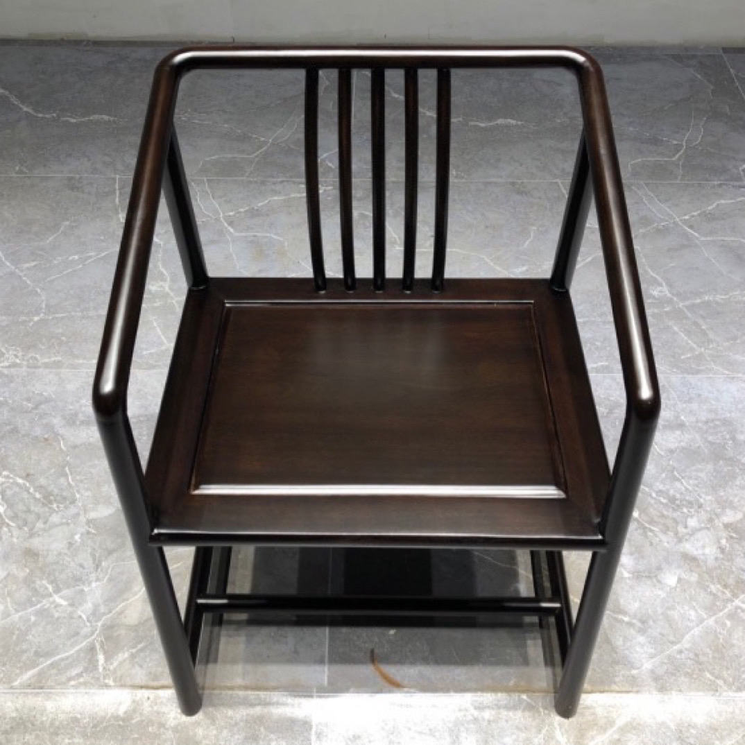 刚果黑檀 实木禅椅  新中式 简约 现代 78-50-61 坐感舒适