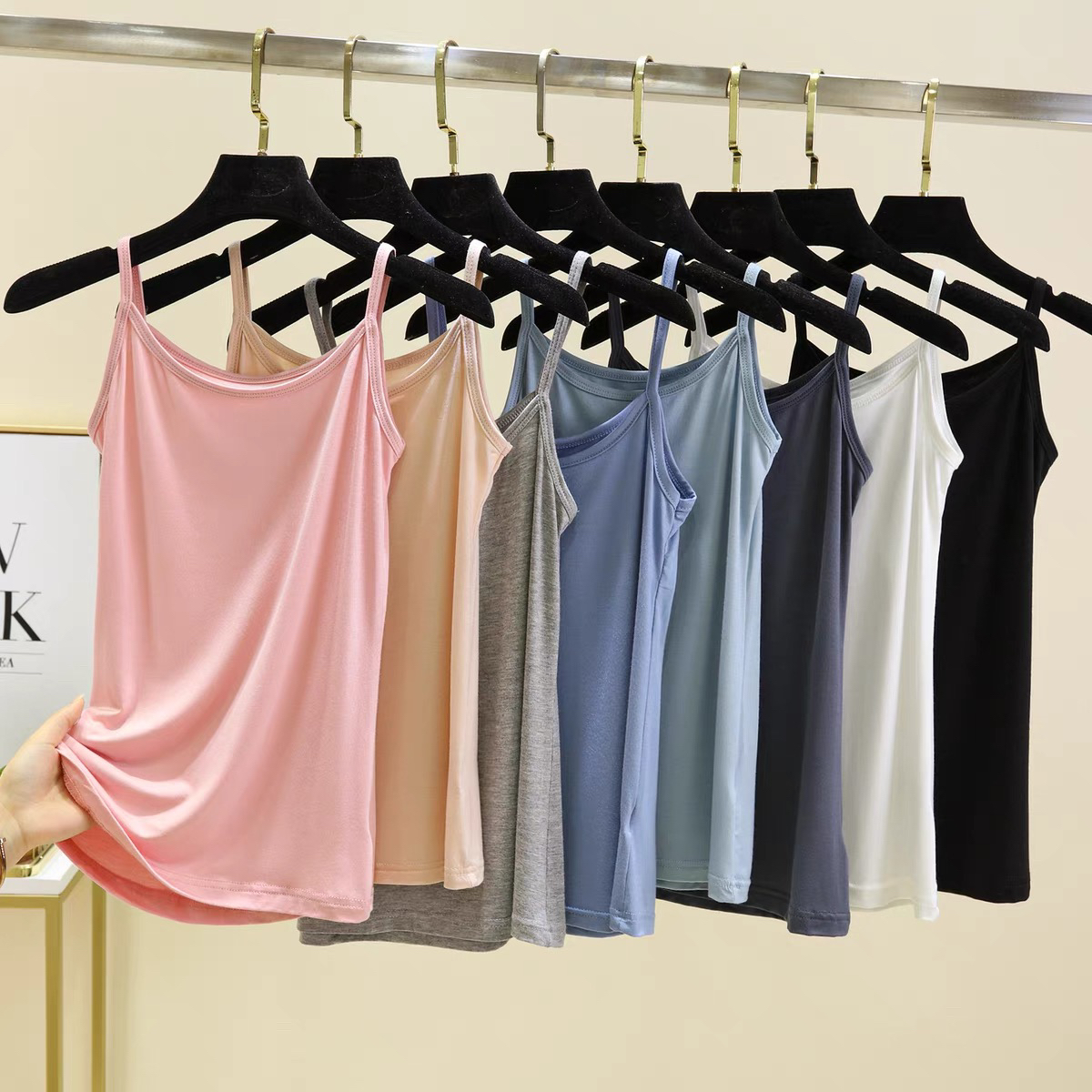 【801-850】娟子家时尚百搭多色吊带小背心