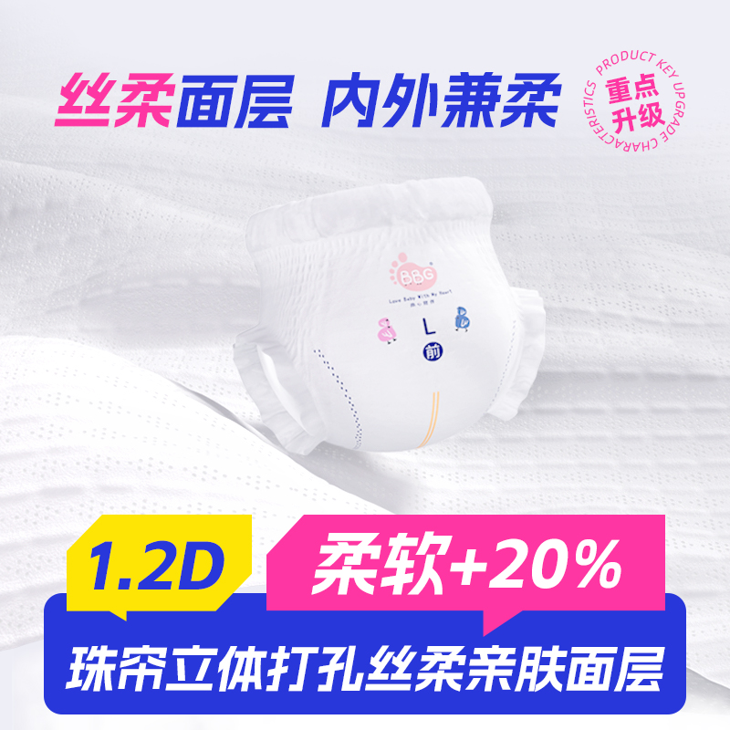 【初生儿小尺码专属特惠】BBG&QEE潮玩大吸力纸尿裤新生儿必备NB/S