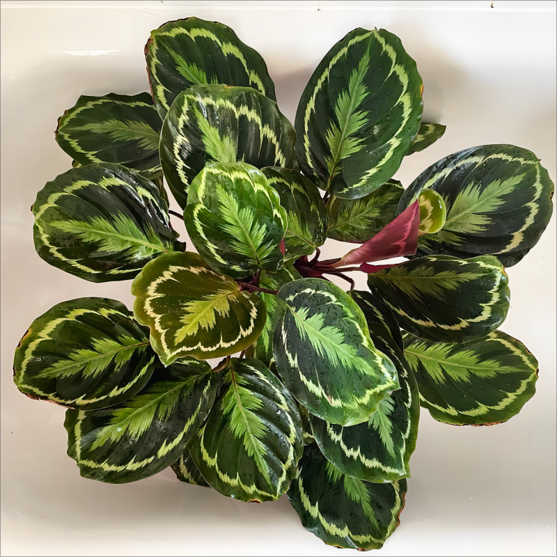 彩虹竹芋室内大型绿植盆栽