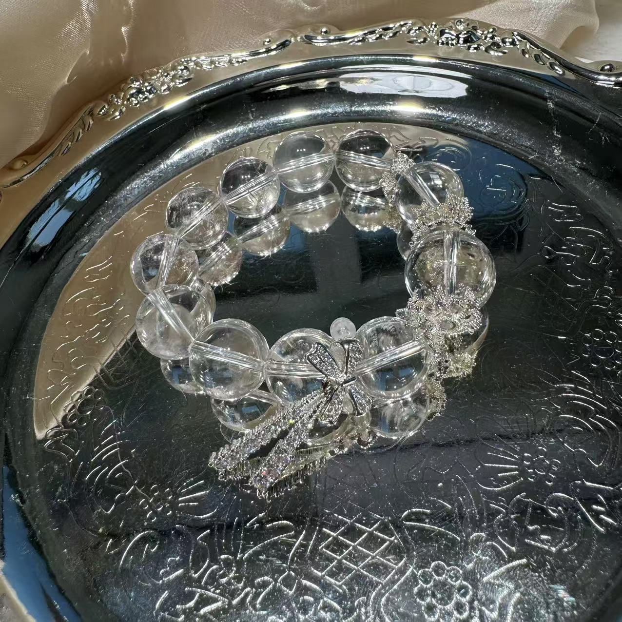 【拾壹水晶】天然白水晶-单圈手链多样性发货发其一A2-043