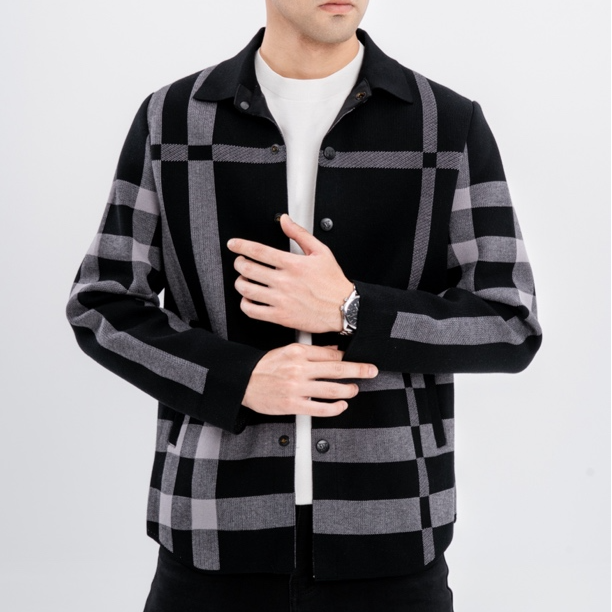 AipuDongni/艾普东尼男士时尚休闲四季经典高级感针织外套开衫