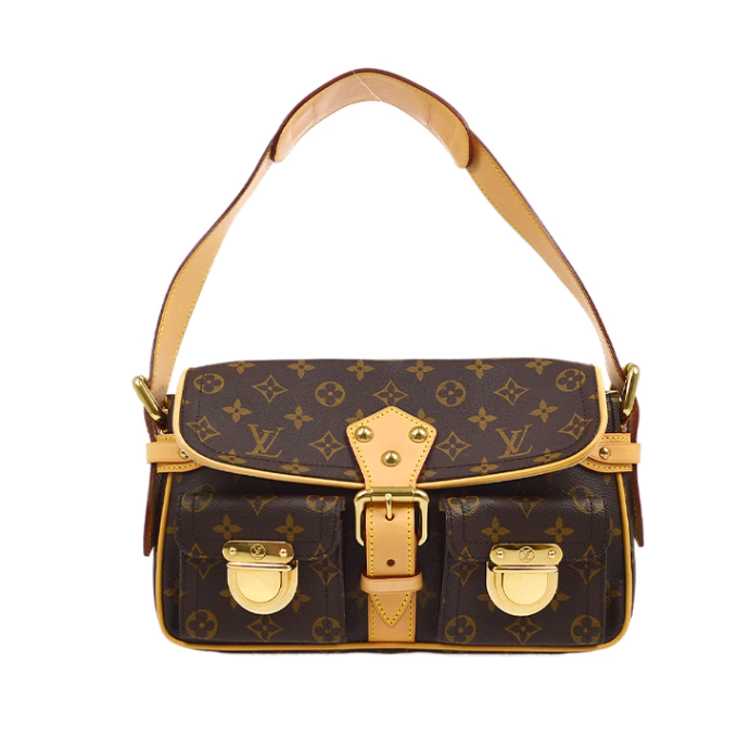99新 LouisVuitton/路易威登 老花HUDSON曼哈顿塞纳河腋下单肩包