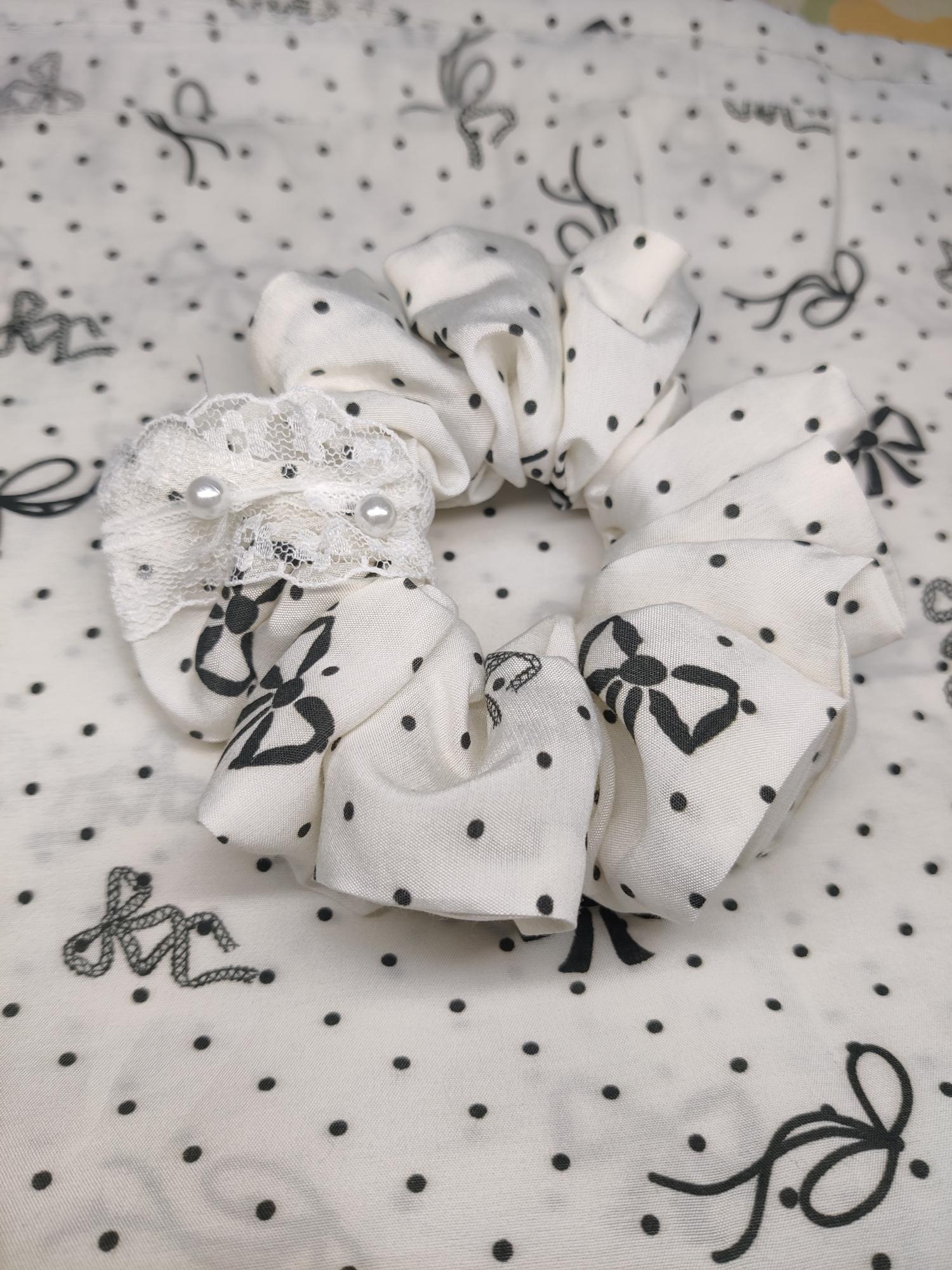 24年新款高密锦棉60支波点蝴蝶结lo裙洛丽塔风格衬衫外套肠圈面料