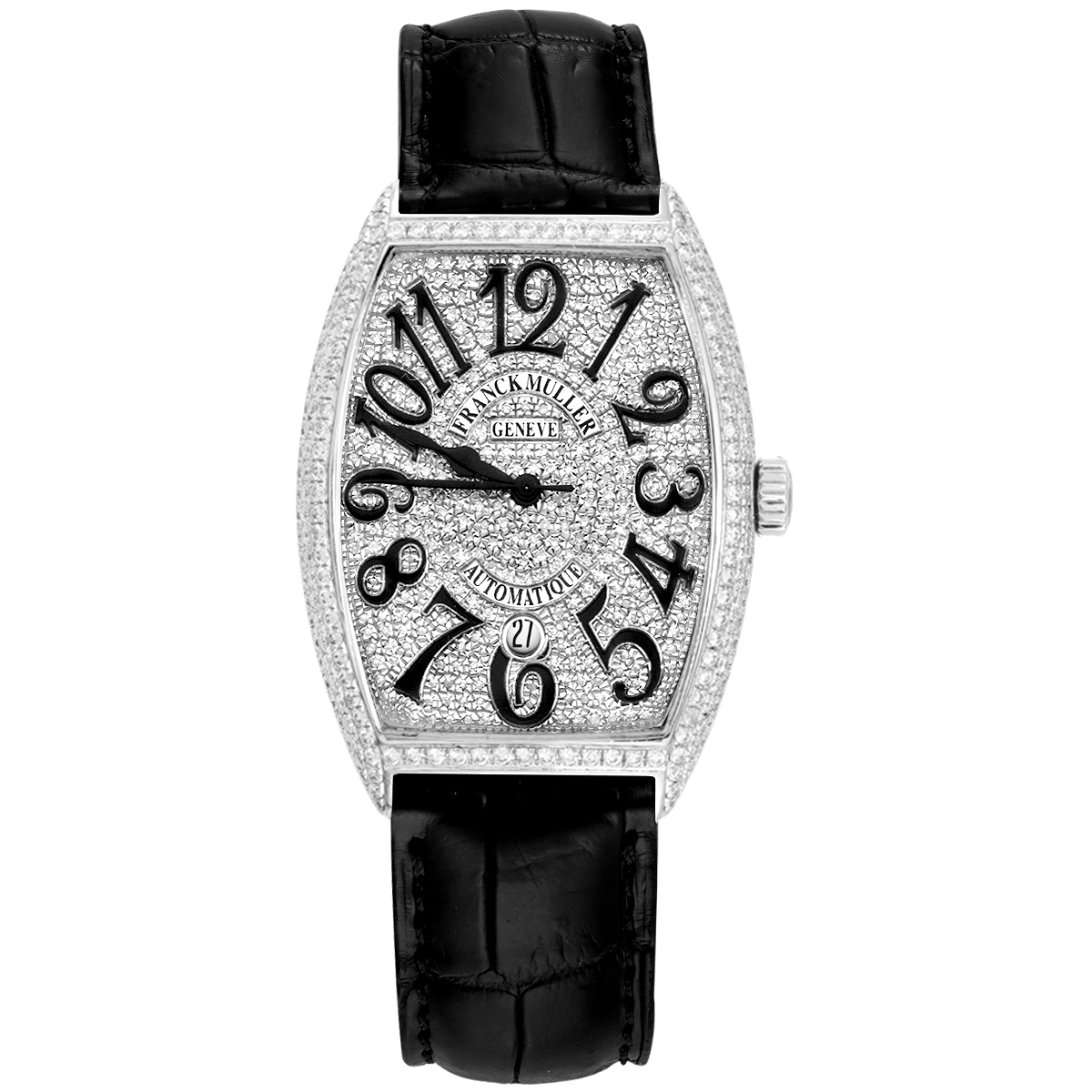 99新 Franck Muller/法兰克穆勒 6850机械满钻/WHT027894
