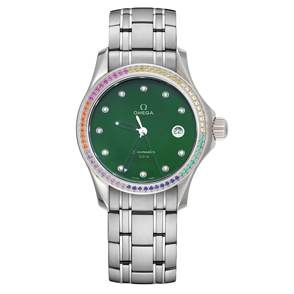 99新 Omega/欧米茄 【春日特惠】海马120腕表/后钻/WHP031598