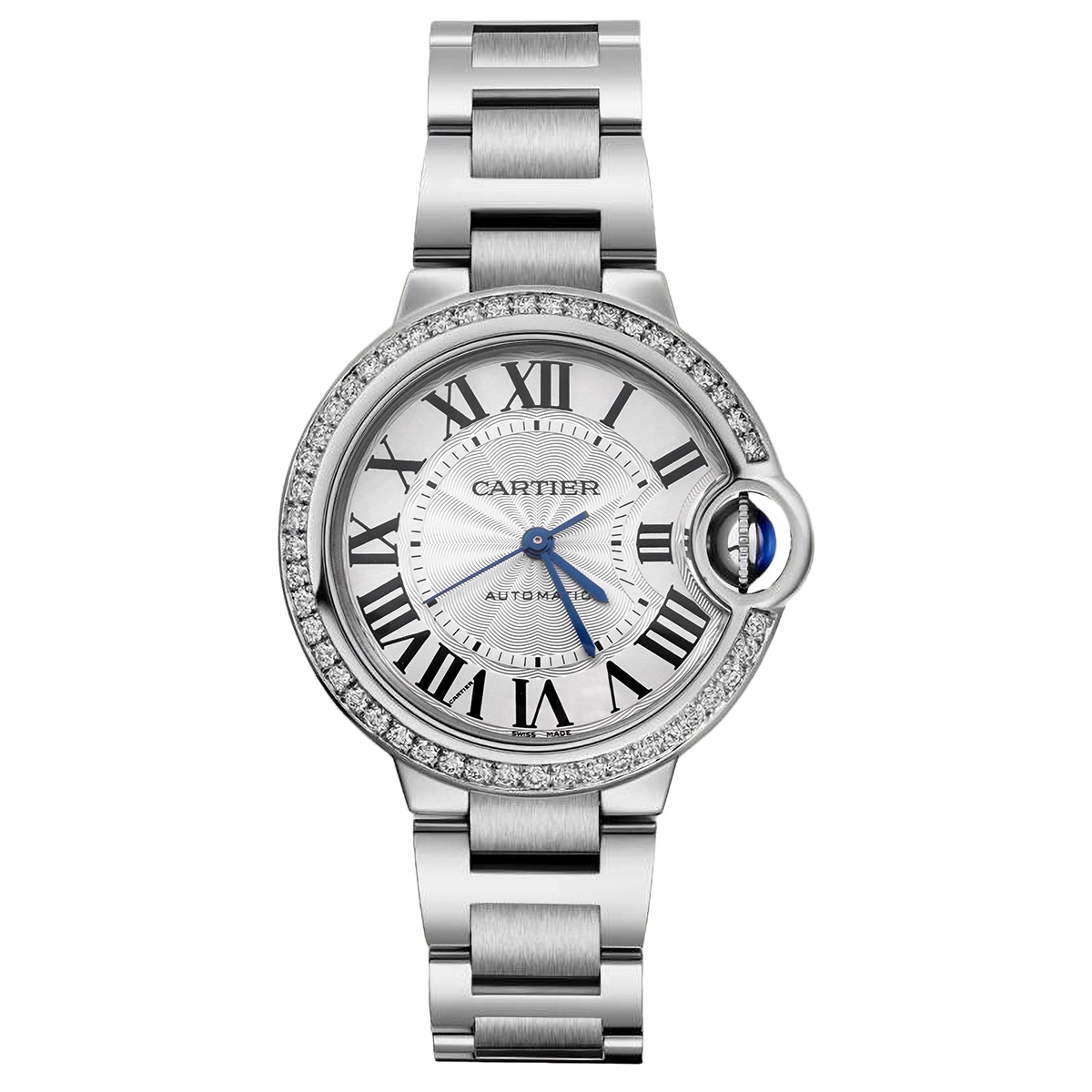 99新 Cartier/卡地亚 蓝气球系列W4BB0016腕表/原钻/WHP031960