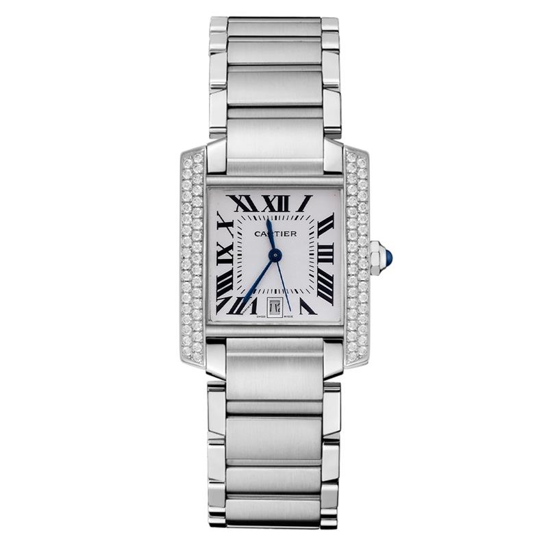 99新 Cartier/卡地亚 坦克W51002Q3/公价41800/后钻/WHP034857
