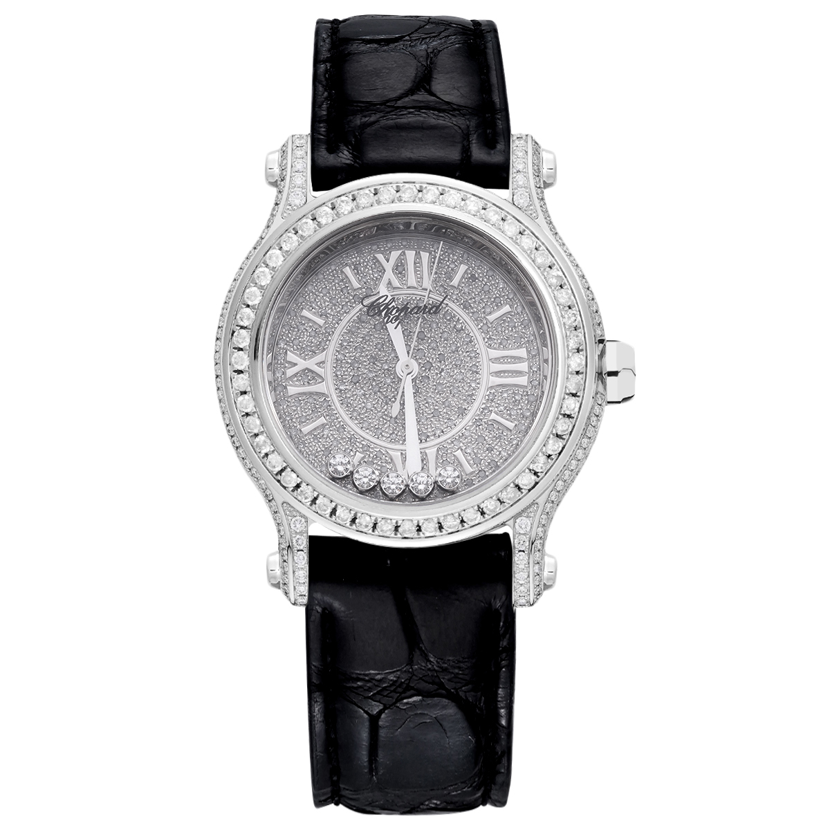未使用 Chopard/萧邦 系列278582-3001后钻满钻表/WHT023082