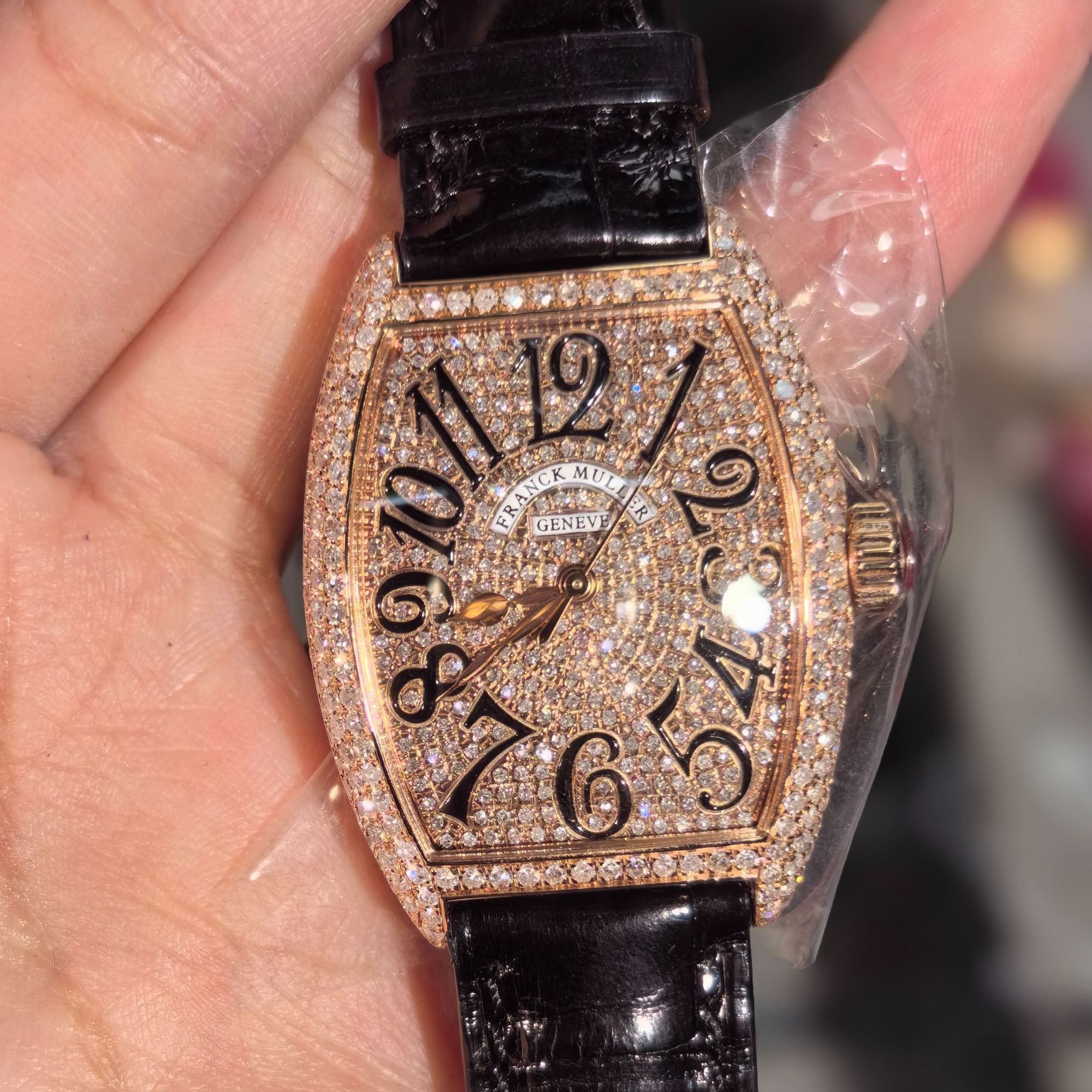 全新未使用 Franck Muller/法兰克穆勒 7500表/后钻WHT023556