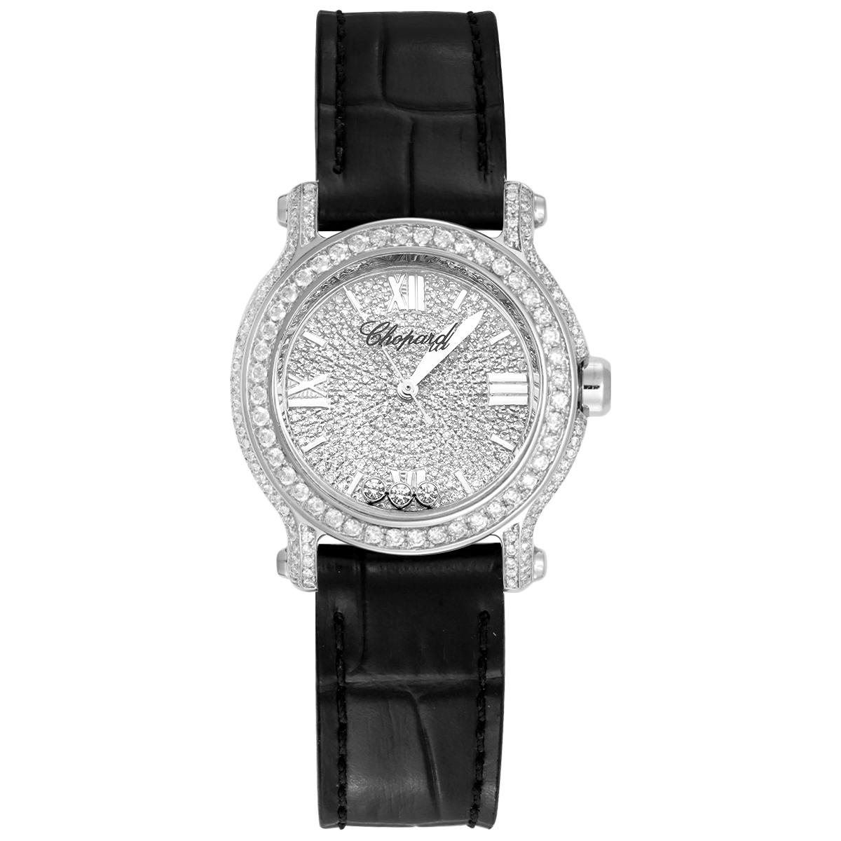 99新 Chopard/萧邦 HAPPY SPORT系列278590腕表/后钻/WHT022066