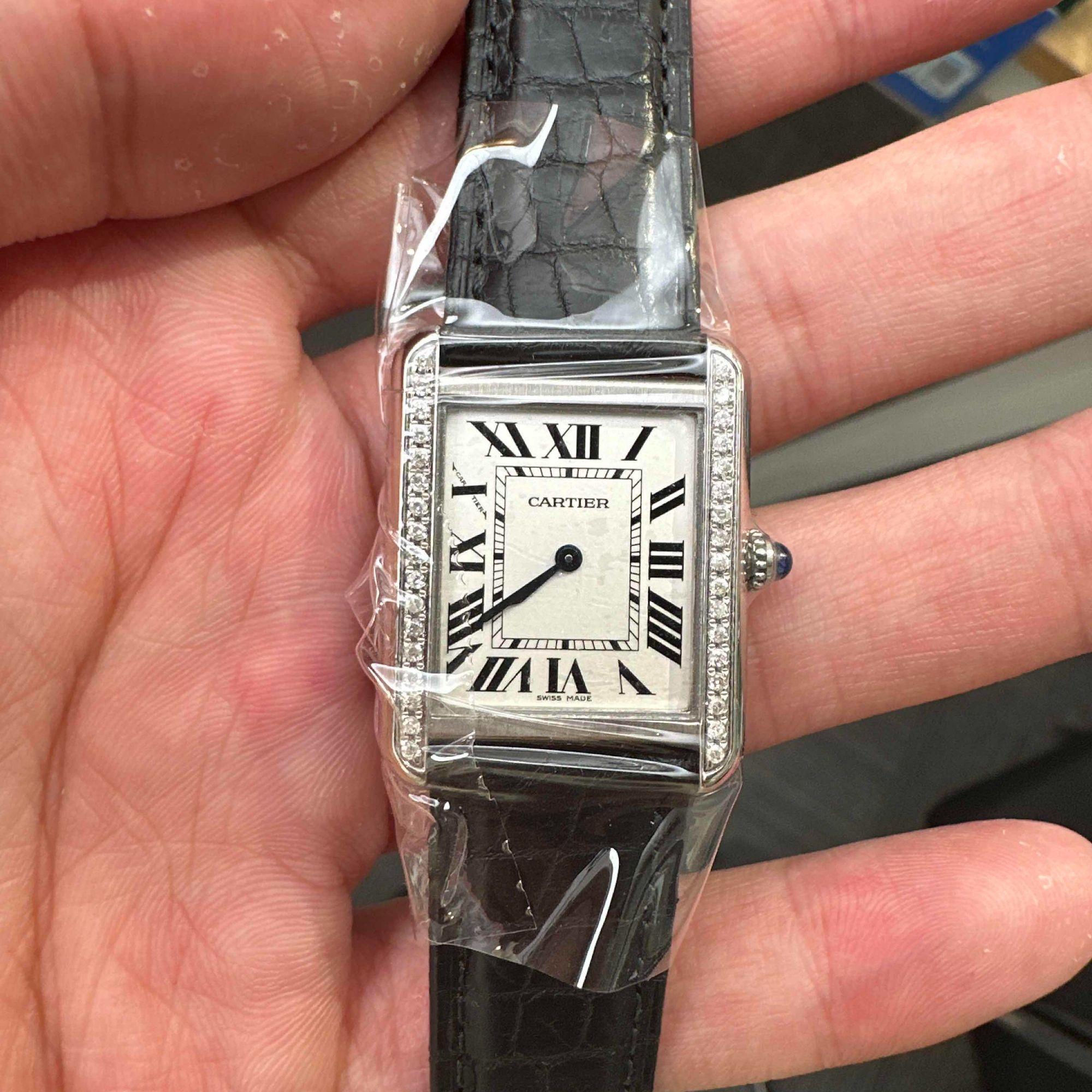 99新 Cartier/卡地亚 表展/坦克系列WSTA0028腕表/后钻/WHP028432