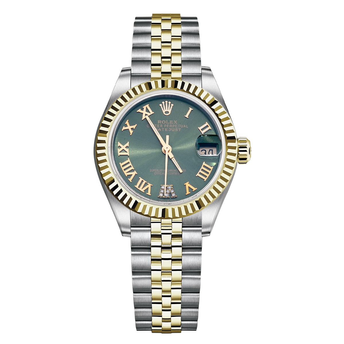 99新 Rolex/劳力士 日志68273罗马盘狗牙圈腕表/后钻/WHP030129