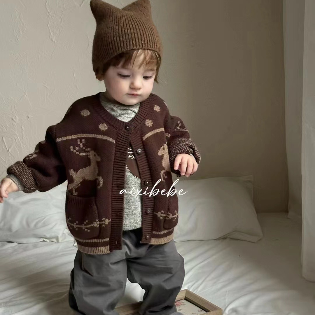 韩系丸右奶小西奶盖爱喜婴童服饰