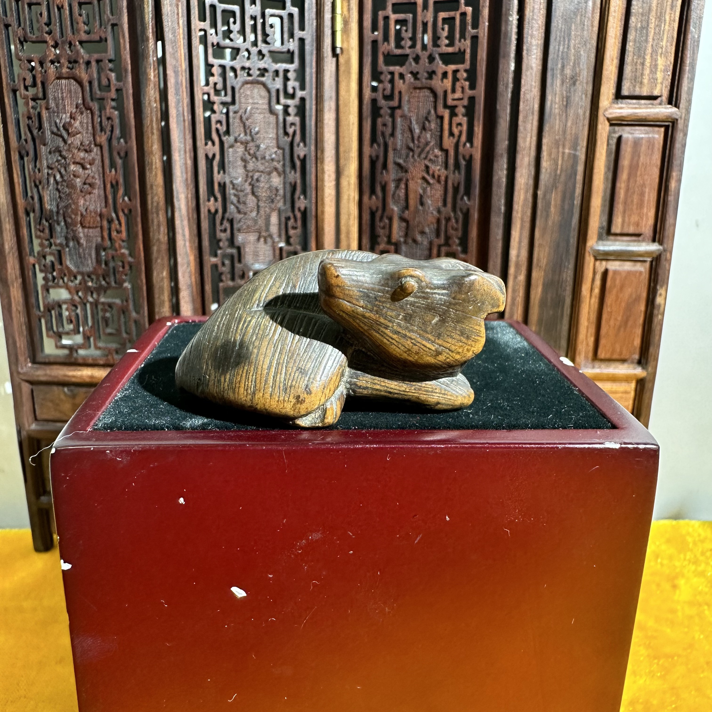 民国/木牛挂件/T1108015/美82/古董收藏/朝阳文物