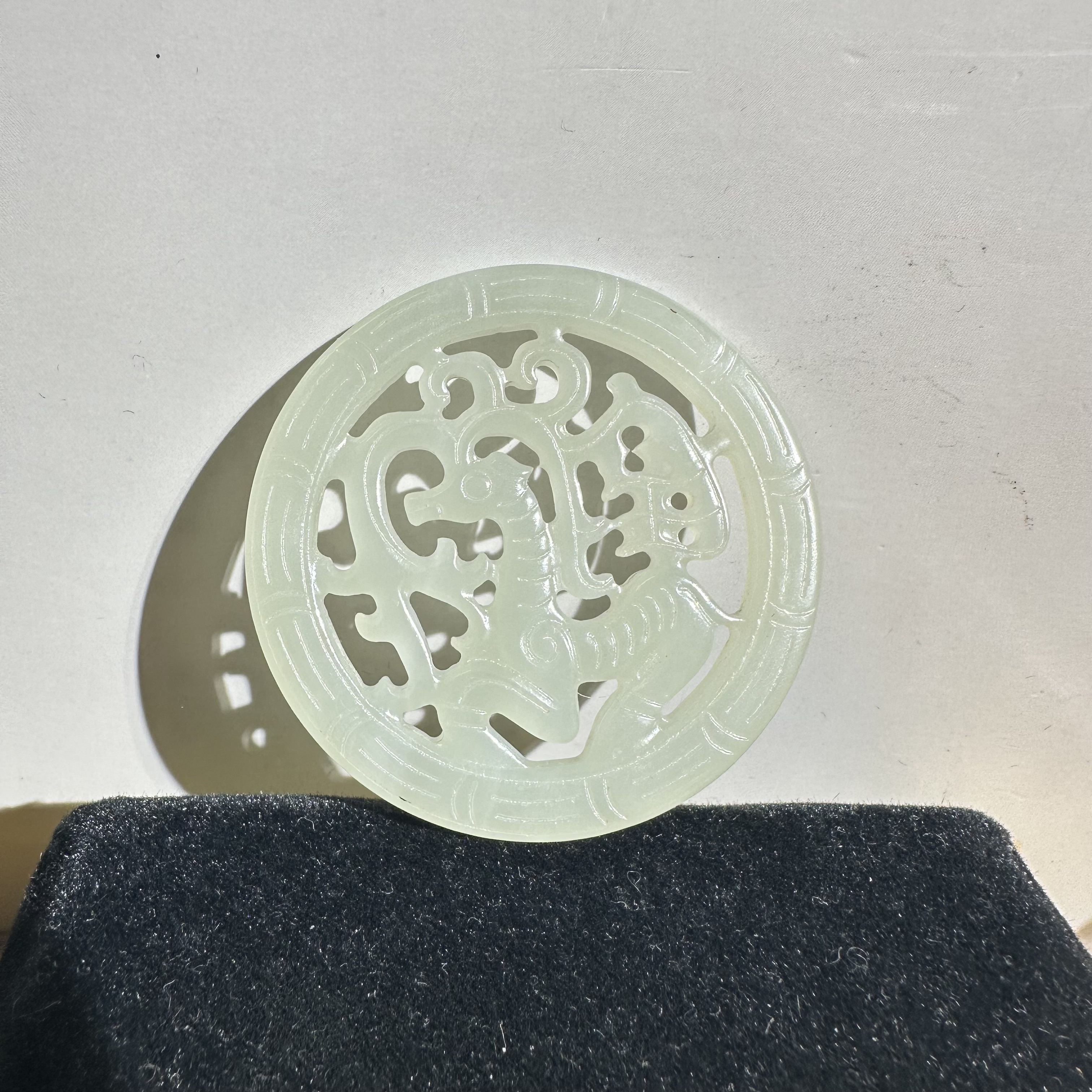 老坑老料/玉挂件/龙马精神/T508890/文玩收藏/朝阳文物