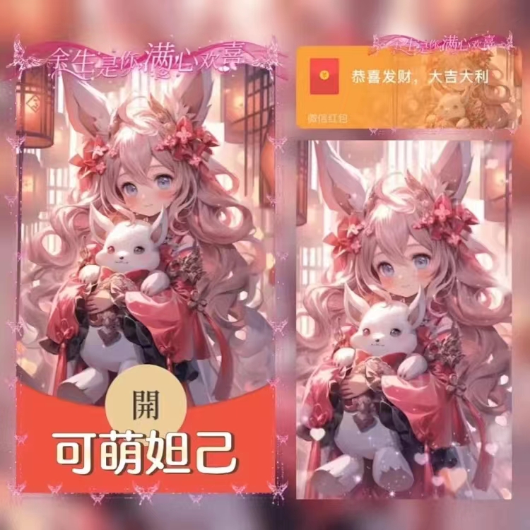 【可萌妲己】红包封面2024新款龙年红包设计服务b