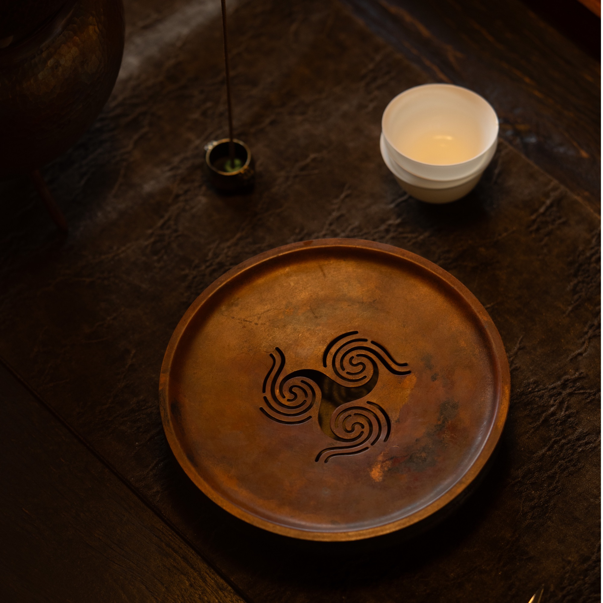 春喜铜新款陶瓷云壶承火烧色