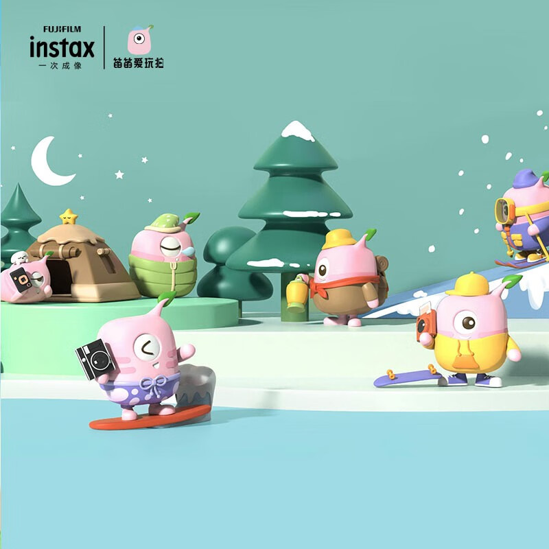 INSTAX/富士笛笛爱玩拍盲盒 拍立得周边盲盒 Go Out系列盲盒