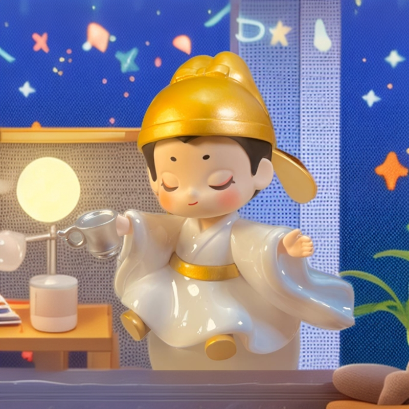 诗仙李白（隐藏款）（拆封确认）灿若繁星Cindy青壹坊大唐诗仙盲盒