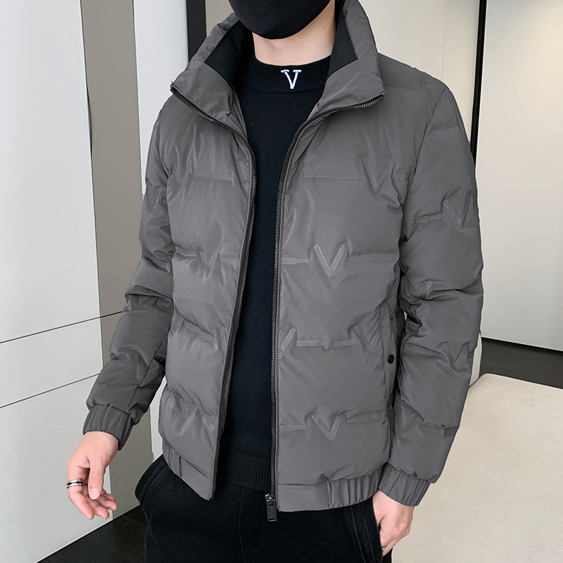羽绒衣服男士常规款冬季外套宽松时尚男装连帽羽绒衣服YR966