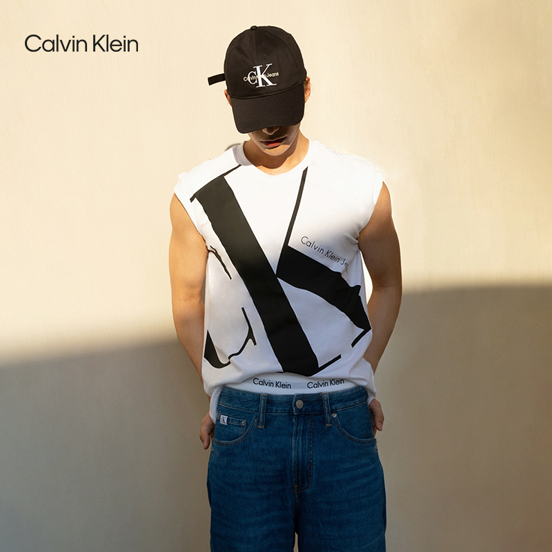 【BANJOUR专属】【明星同款】CK Jeans夏季男女圆领短袖T恤J318471