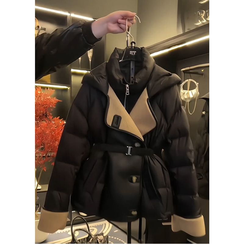 冬季设计感收腰显瘦棉服女2023新款百搭短款保暖防寒棉衣外套棉袄