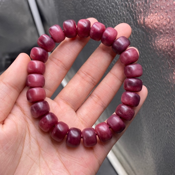 骆驼骨紫血1.2单圈手串