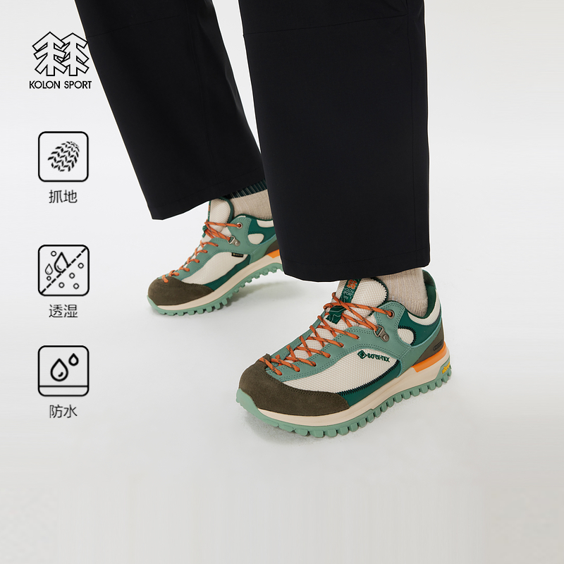 KOLON SPORT可隆CAMP GTX男女同款徒步鞋防水透湿抓地户外运动鞋1
