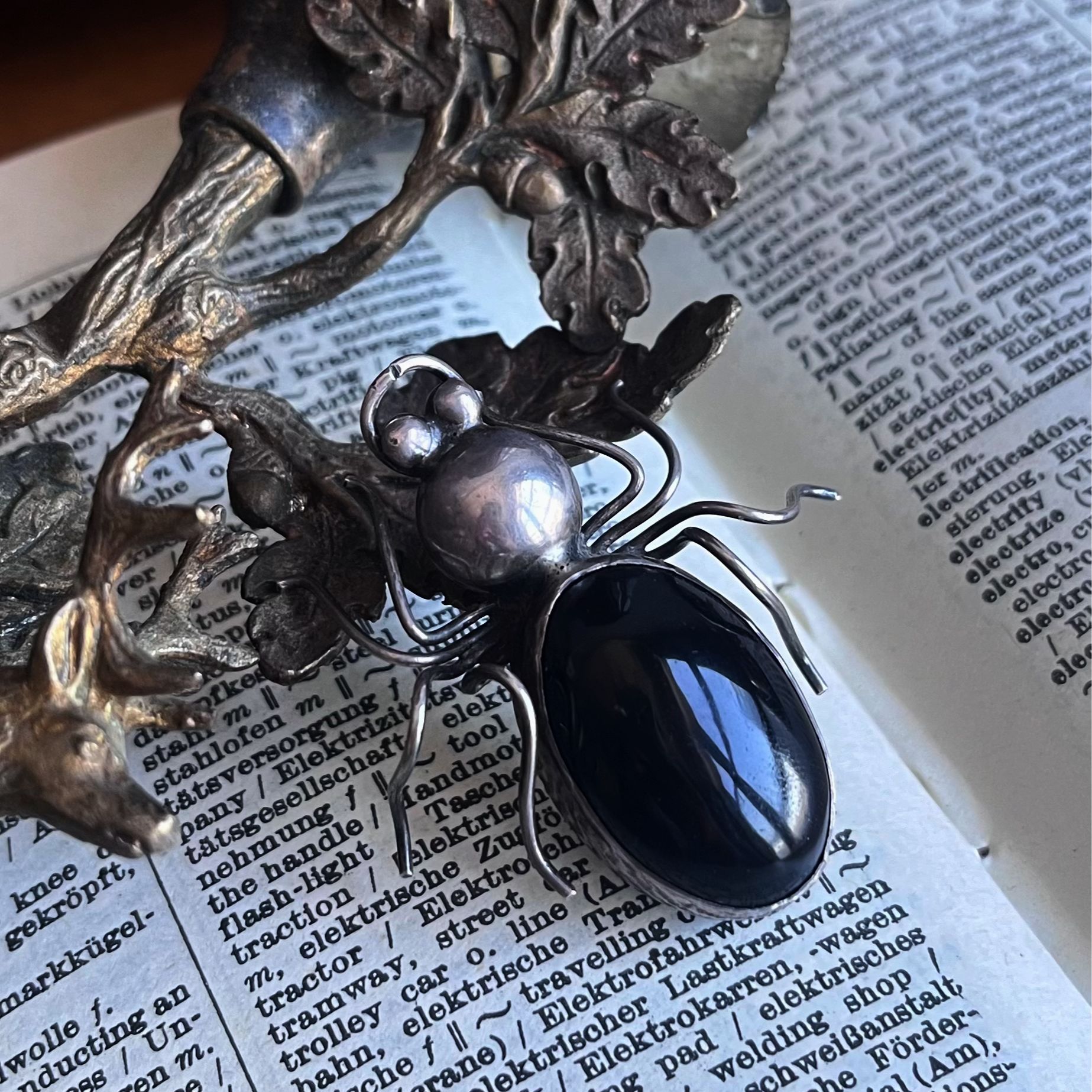 铜合金胸针 antique首饰/布拉格antique/老物件胸针/兴颖/纯手工