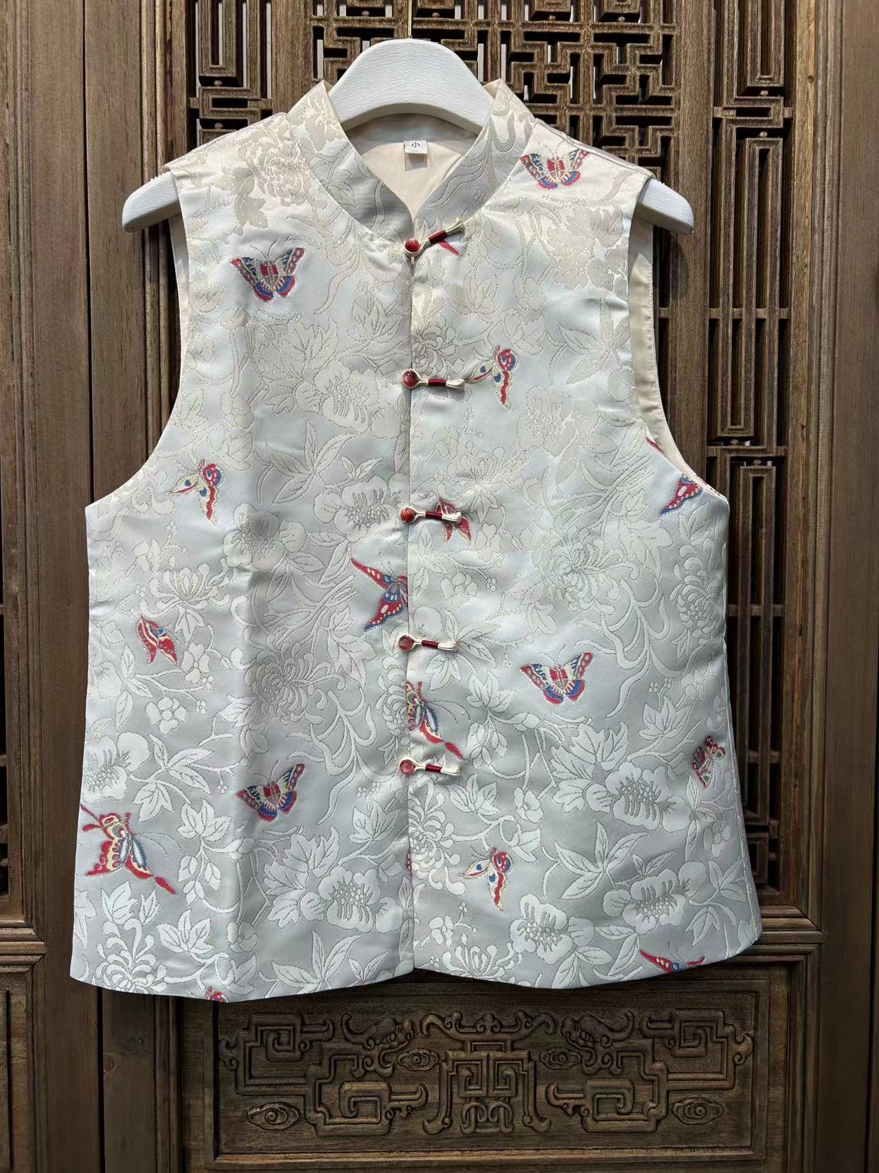 经典款新中式织锦马甲