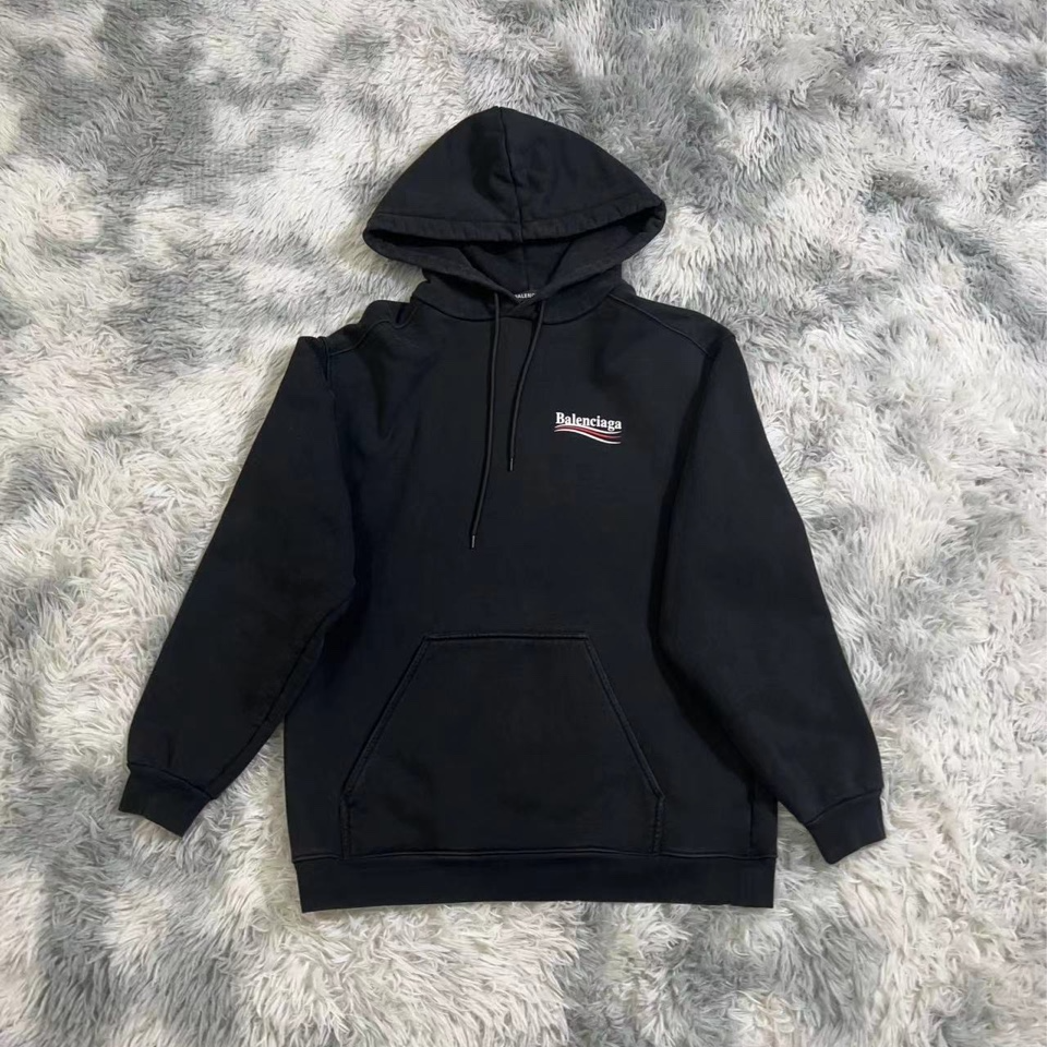 （pm）balenciaga 巴黎世家 海浪卫衣 尺码xs 95新 衣长 76 胸围 59