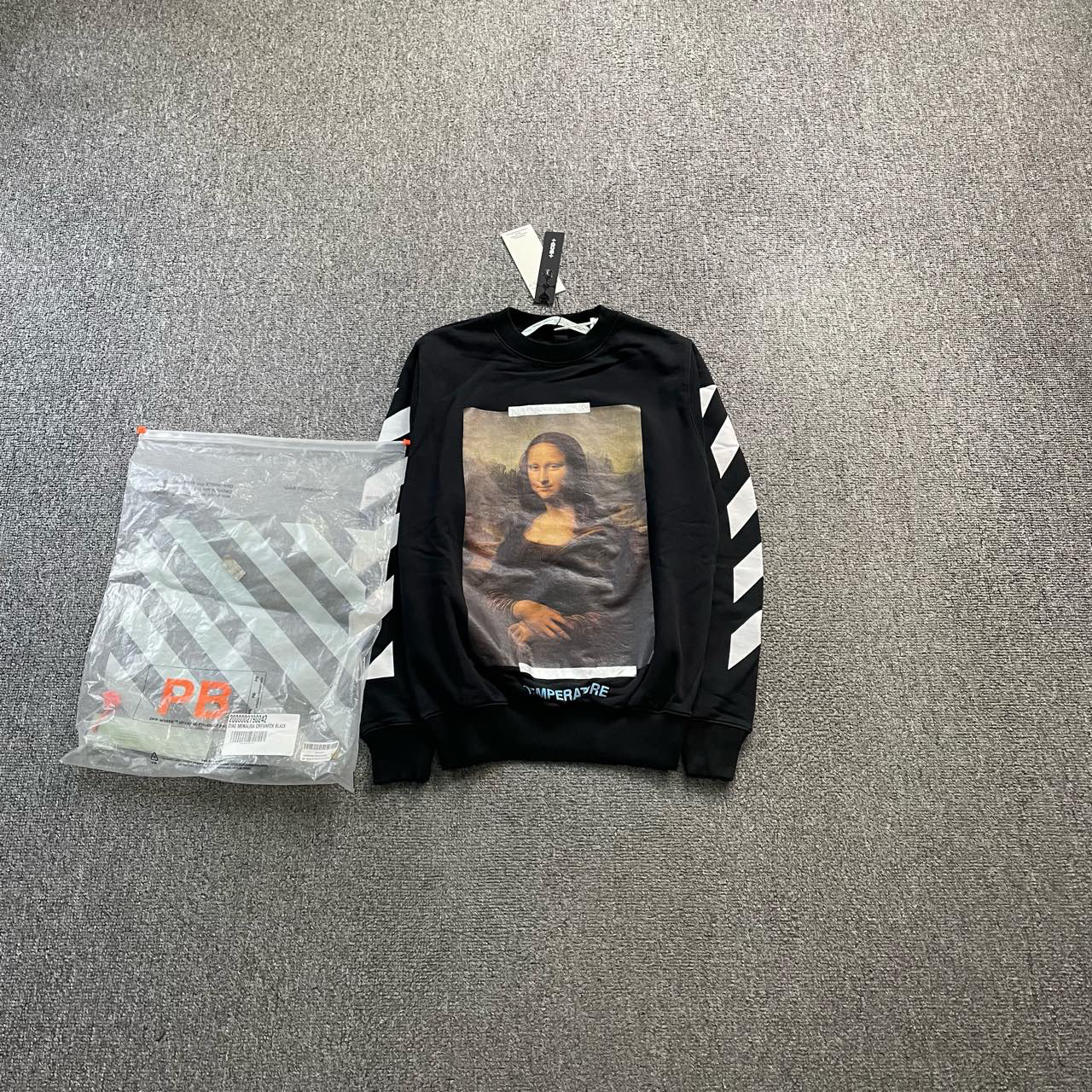 （jp）Off White OW 蒙娜丽莎卫衣 XXS码/全新/毒3616/吊牌包装