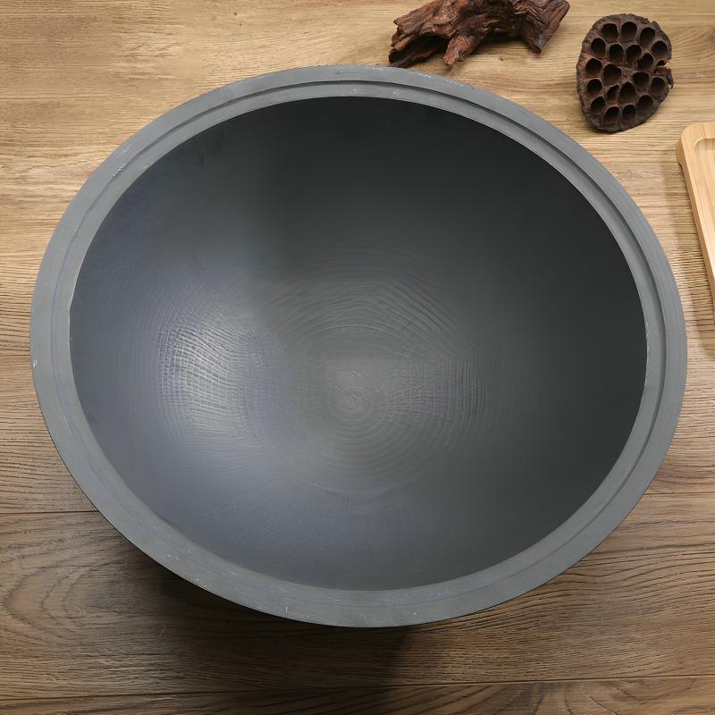 老式铸铁锅精抛生铁锅加厚无涂层农村大铁锅柴火灶台通用