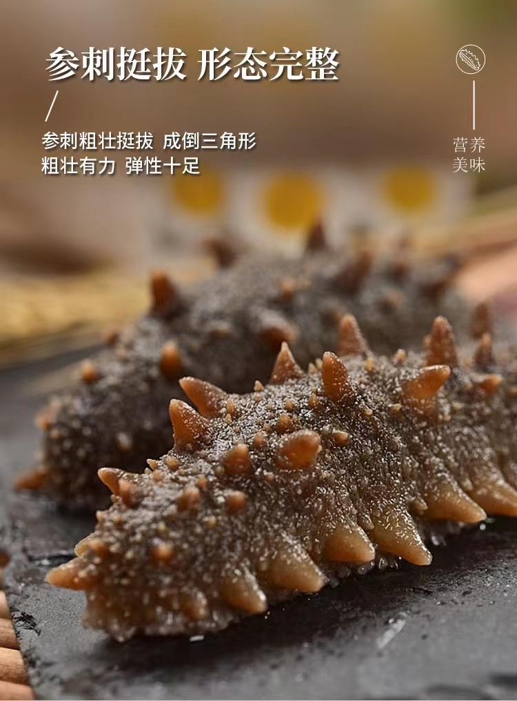 风华正茂礼盒威海底播即食海参2斤装