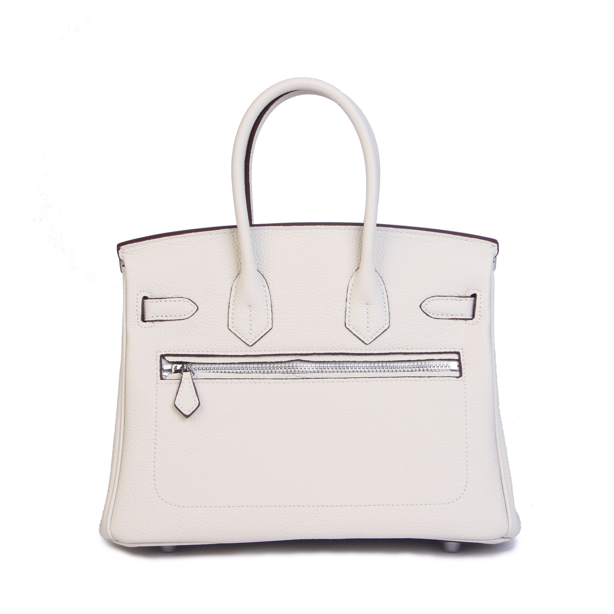 （小辫子专属）BKA-机车拉链款白色女款手提单肩斜挎包