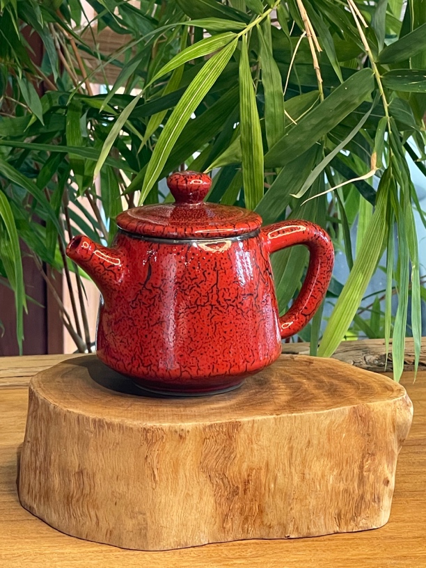 舒氏陶艺天目红高款石瓢一号链接