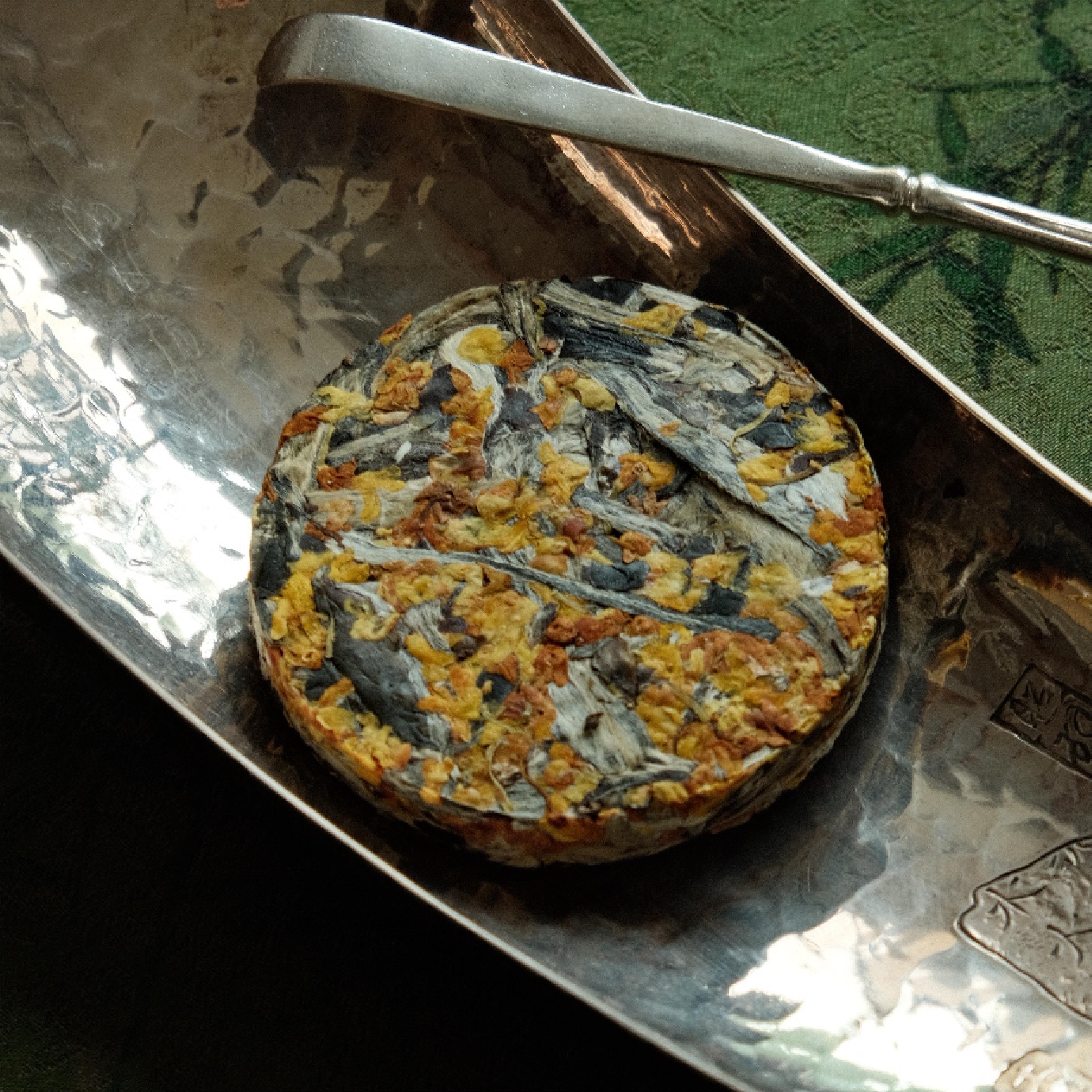 【精选福建金桂+云南景谷白茶】 2023年金桂白茶7gx12片/盒