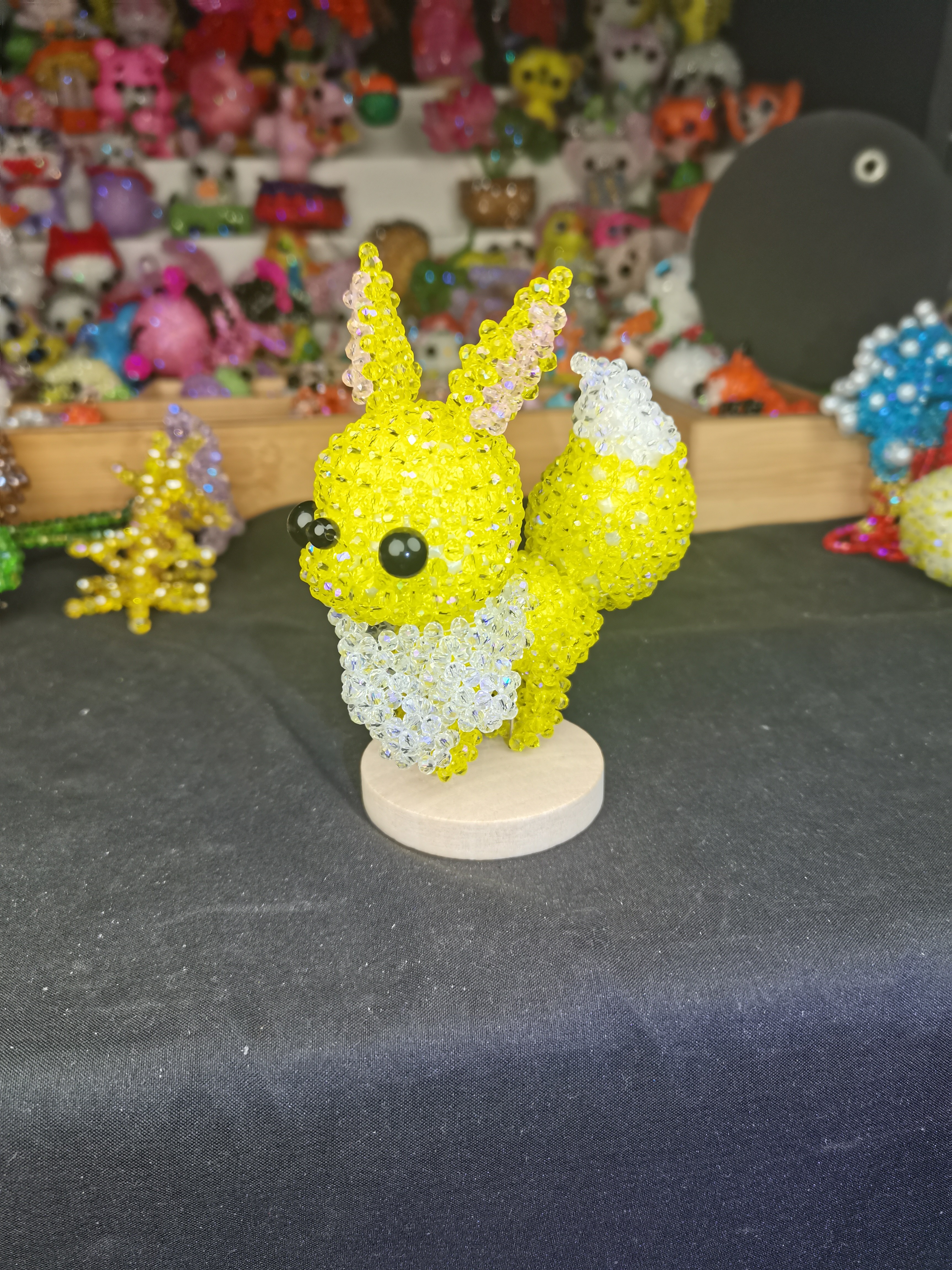 手工串珠成品伊布摆件礼品精美装饰品