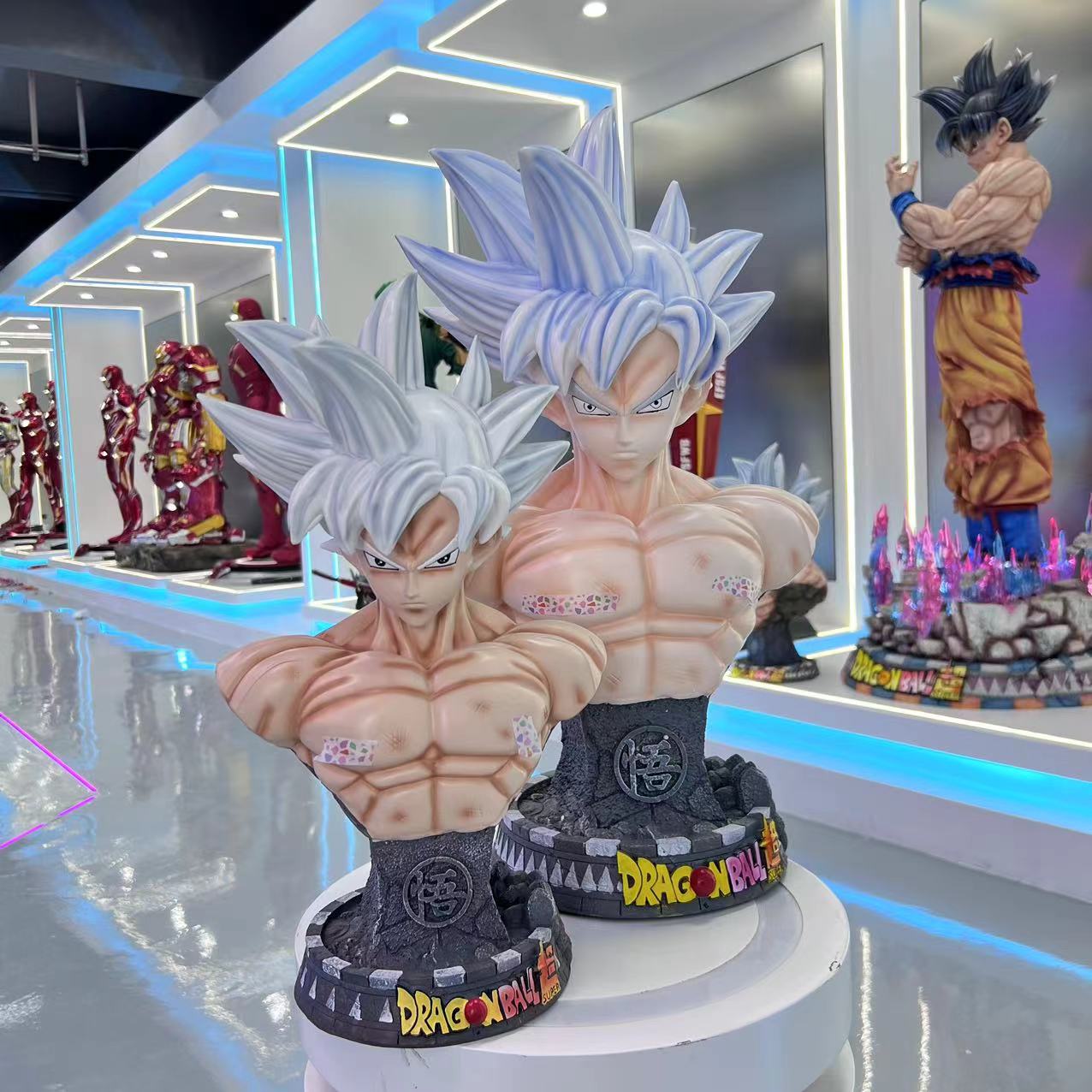 【树脂版】七龙珠悟空黑发银发GK半身胸像手办模型自在极意功摆件