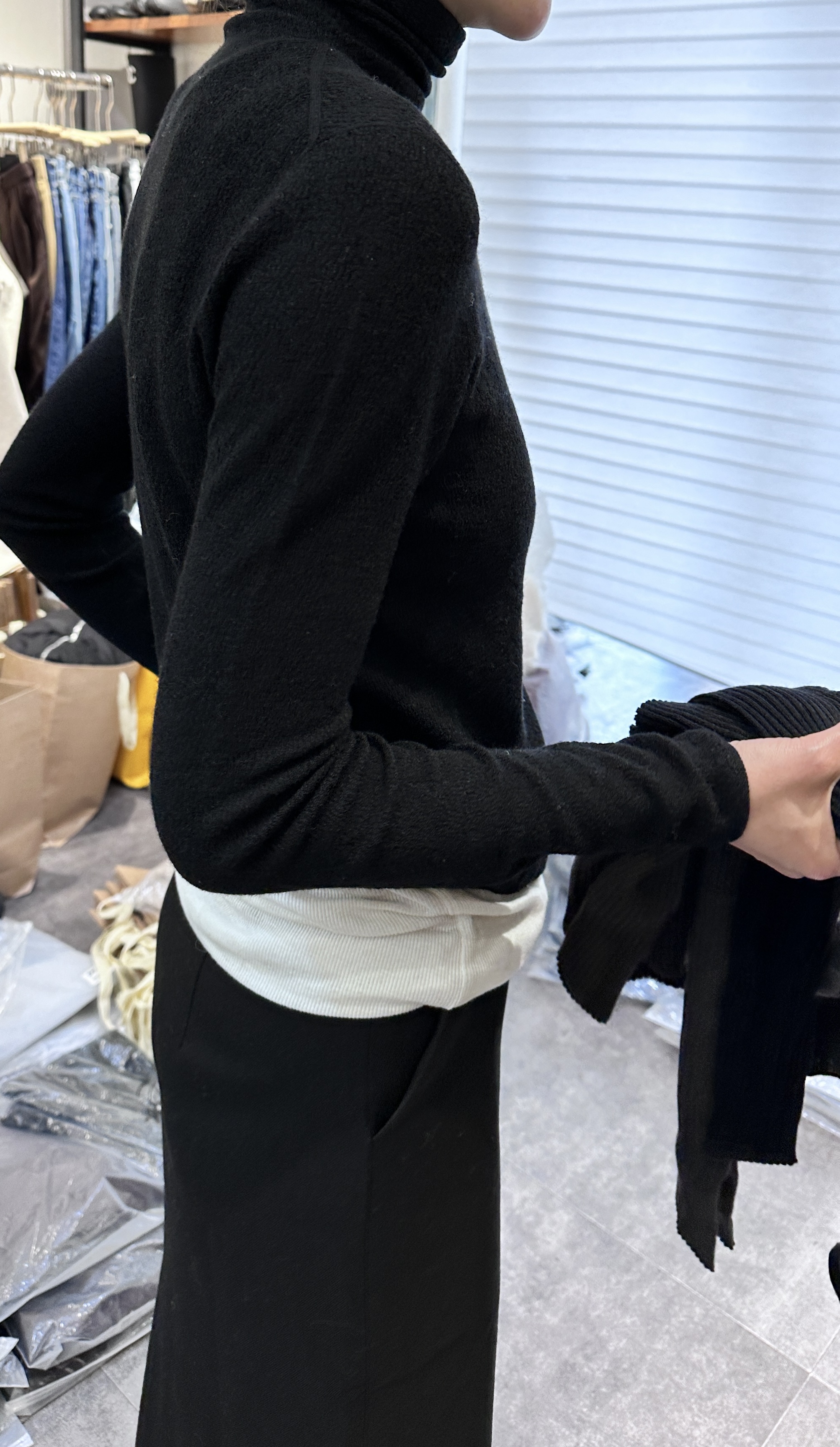 【ZHENZHU】高领净版扬子纱毛衫