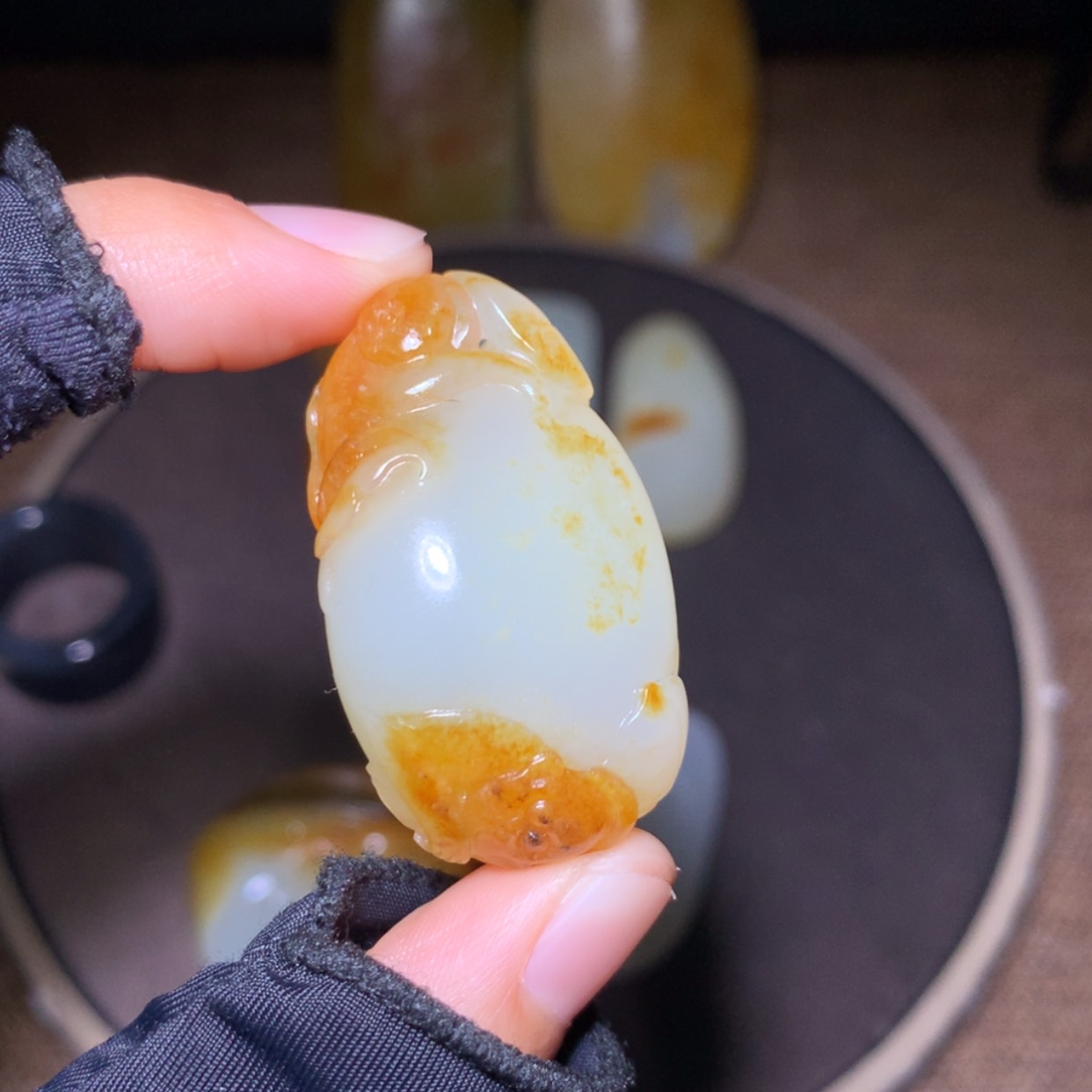 【闪购商品】和田玉颈饰未镶嵌拿****下