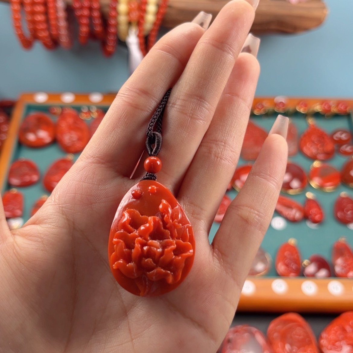 【闪购商品】南红玛瑙吊坠未镶嵌