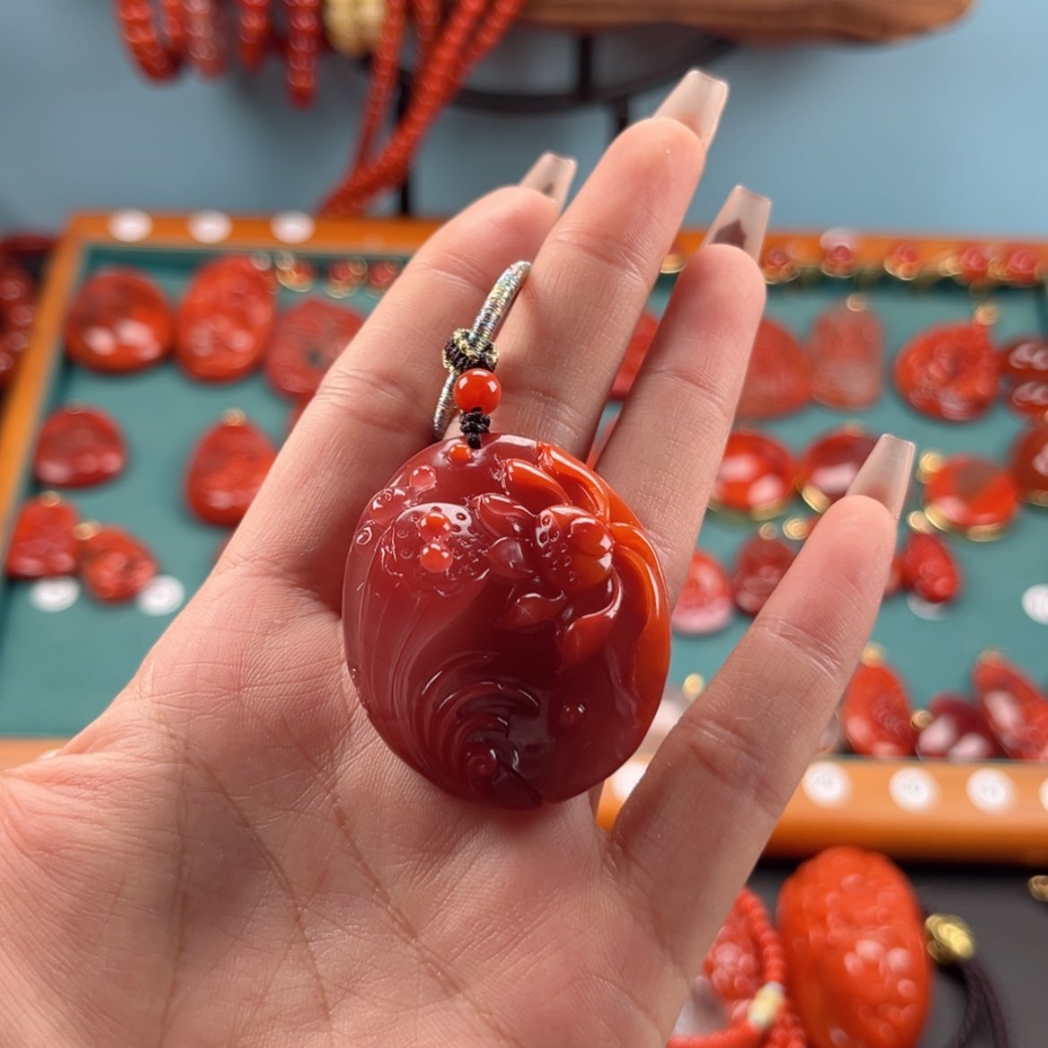 【闪购商品】南红玛瑙吊坠未镶嵌